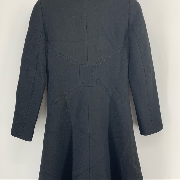 Kate Spade Wool Tiera Coat Black Pink 2 - Picture 7 of 8